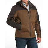 Cinch Men's Western Zip Jacket Hooded Softshell -angle view