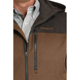 Cinch Men's Western Zip Jacket Hooded Softshell -logo view