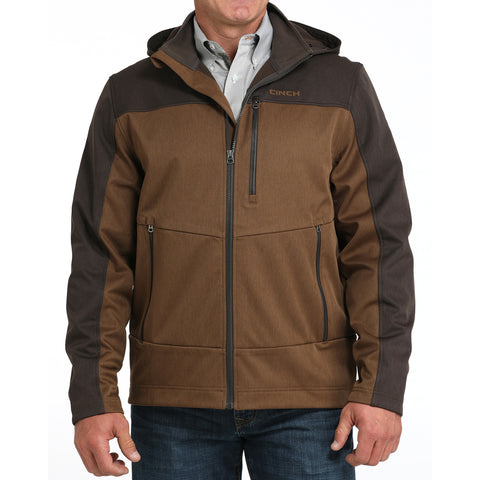 Cinch Men's Western Zip Jacket Hooded Softshell 
