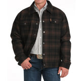 Cinch Brown Trucker Jacket 