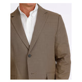 Men’s Tweed Sports Coat – Brown Collar View