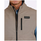 Cinch Men's Concealed Carry Bonded Vest - Khaki Logo View