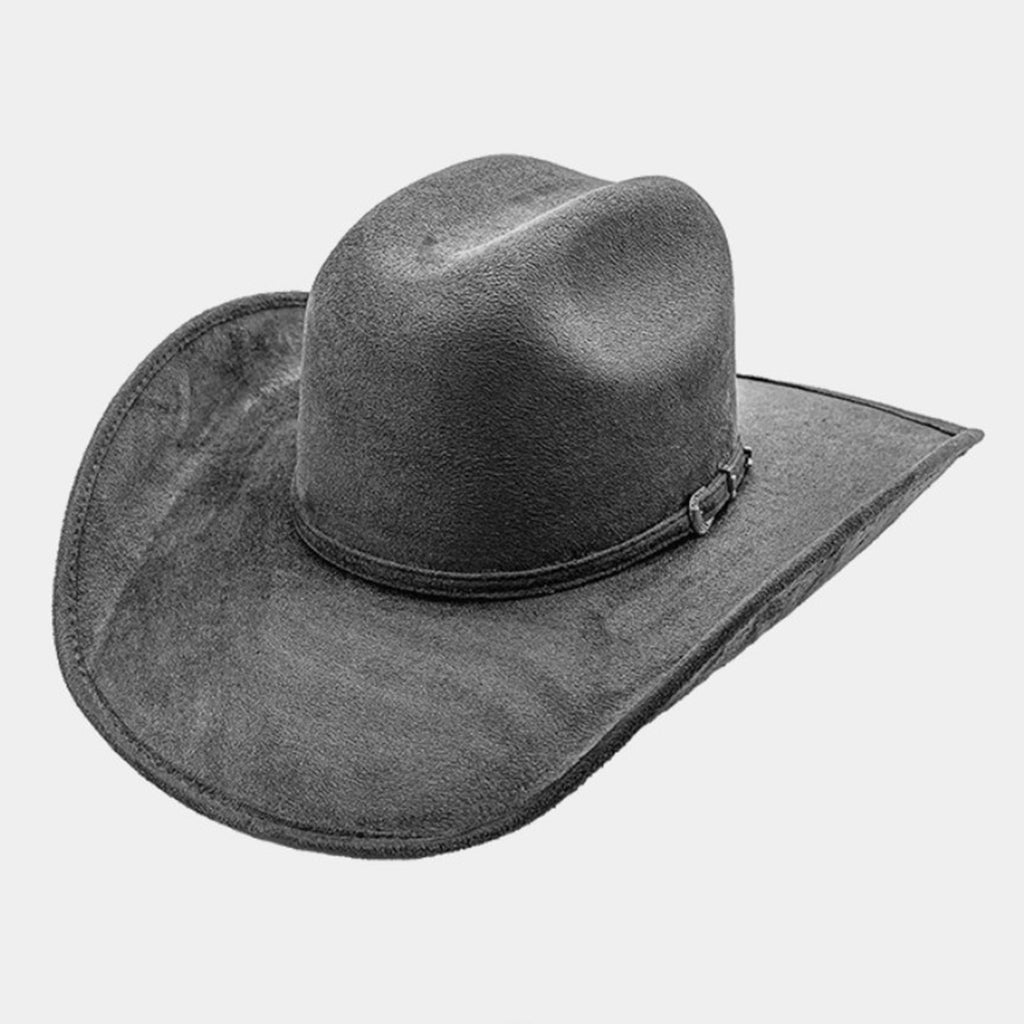 MX Suede Silverton Premium Buckle Set - Dark Grey