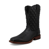 Twisted X Men's Black Leather Square Toe