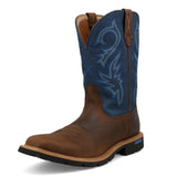 Twisted X 11" TechX Brown & Blue Square Toe - Front/Side