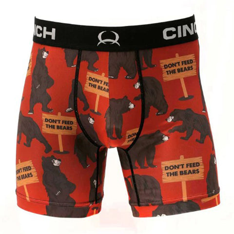 Bear Print Boxers