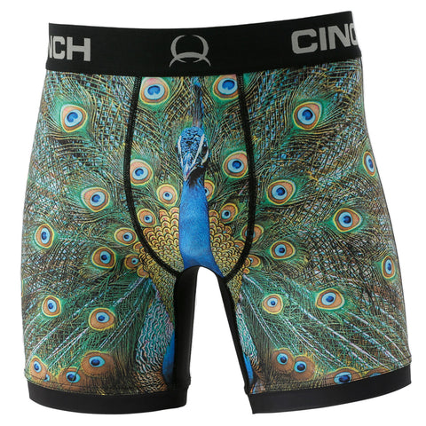 Cinch Men's Peacock 6'' Boxer