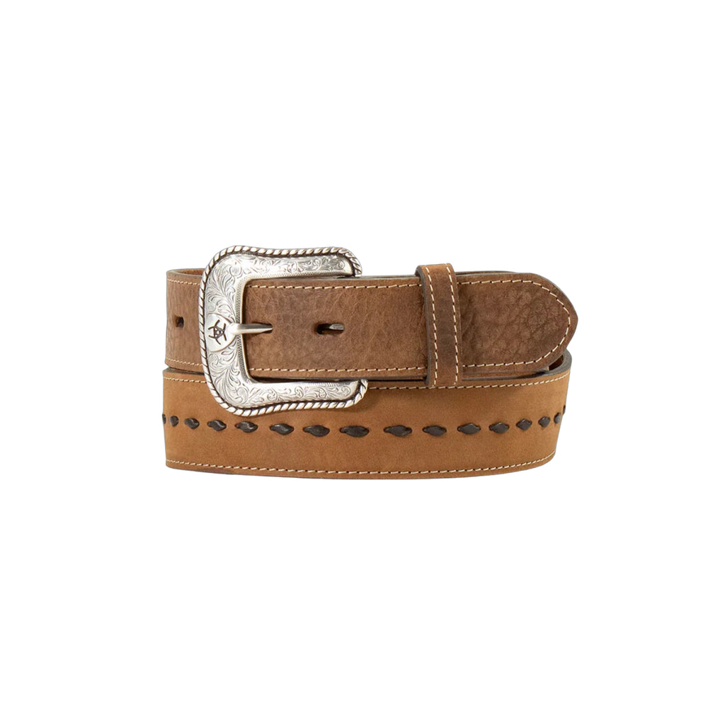 Men's Brown Ariat Crazy Horse Lace Belt