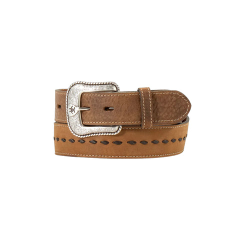 Men's Brown Ariat Crazy Horse Lace Belt