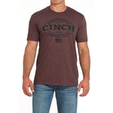 Purple Crew Neck t-shirt with cinch on chest 