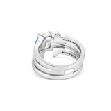 Skyline Turquoise Stack Ring Set - Bottom/Side view