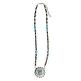 West and Co. Navajo Pearl and Beaded Necklace
