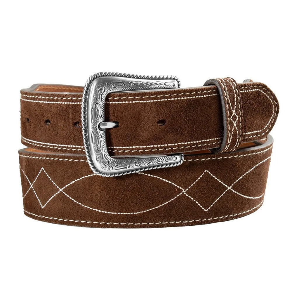 Nocona Men's Roughout Boot Stitch Western Belt