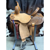 HR 14.5in Natural Barrel Saddle