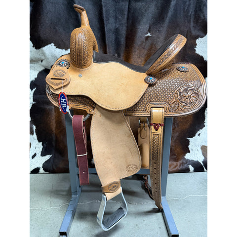 HR 14.5in Natural Barrel Saddle