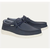 Hey Dude Classic Wally Navy Shoe