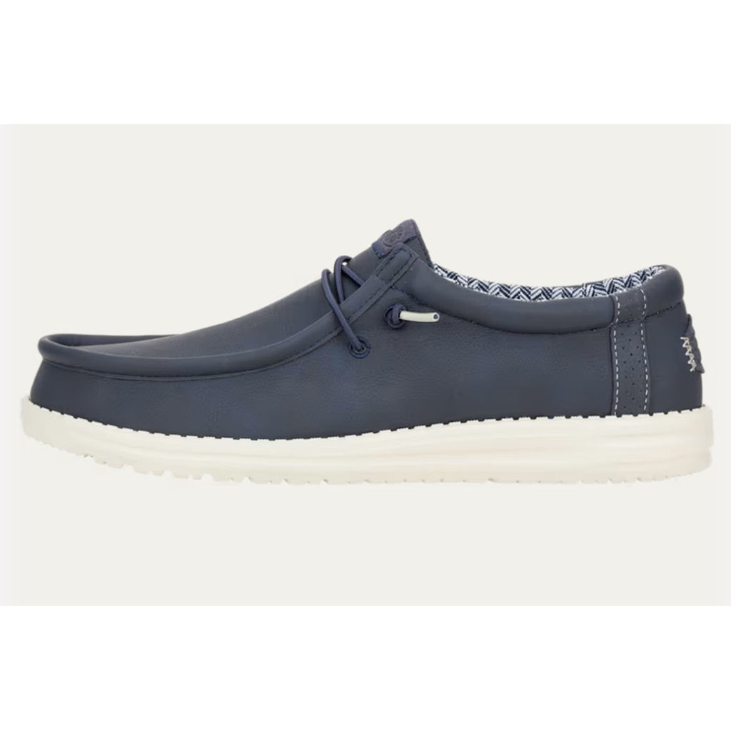 Hey Dude Classic Wally Navy Shoe
