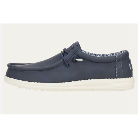 Hey Dude Classic Wally Navy Shoe