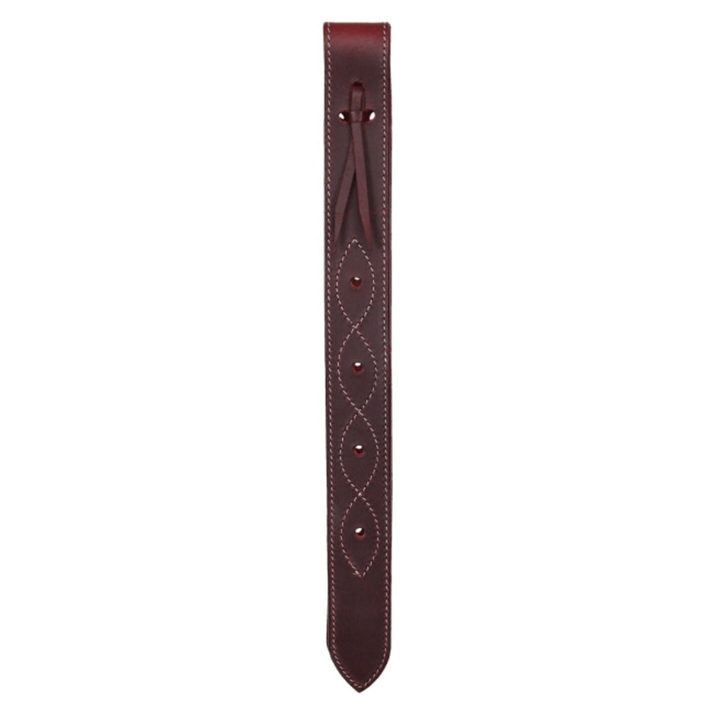 Showman 18" Stitched Argentina Cow Leather Off Billet