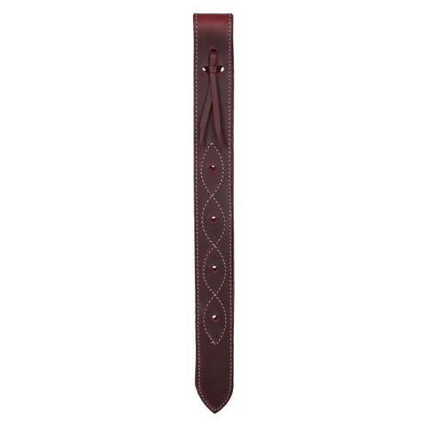 Showman 18" Stitched Argentina Cow Leather Off Billet
