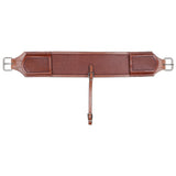 Showman Argentina Cow Leather Basket Tooled Backrigging - 5"
