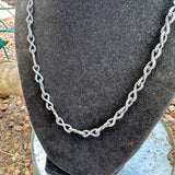 Sterling Twisted Rope Necklace