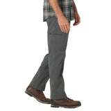 Side view of Wrangler Men's Dark Shadow Utility Pants 