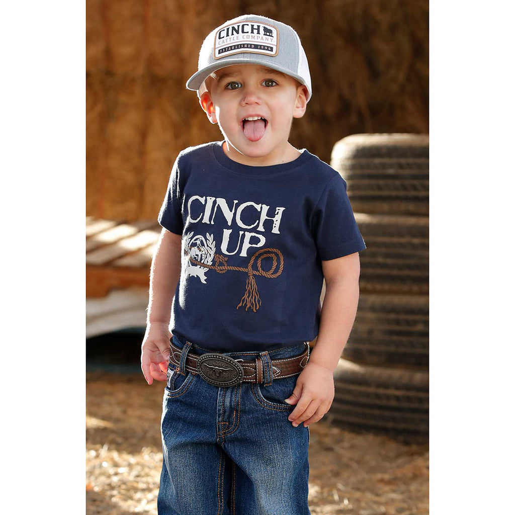 Navy Blue, Cinch Up, Rope with Cinch Logo 