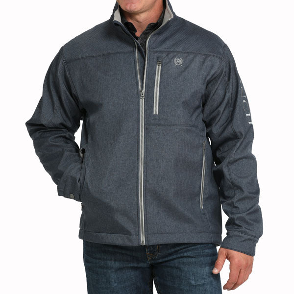 Cinch Navy Soft shell jacket with concealed carry inside 