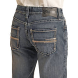 Rock & Roll Men's Pistol Straight Med Vintage Jean