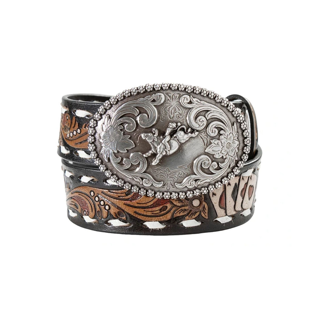 Nocona Ace Cards Kids Belt