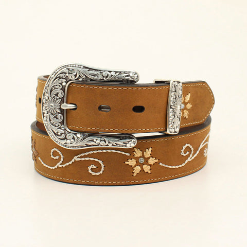 Nocona Women's Floral Brown Belt