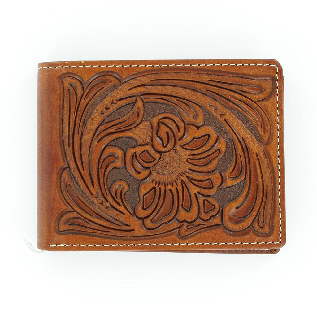 Nocona Men's Brown Floral Bifold