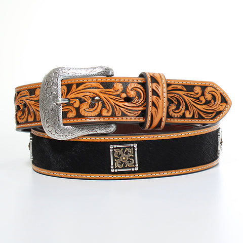 Nocona Men's Tooled Leather Belt