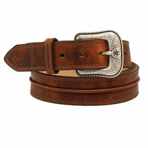 Ariat Men's Brown Leather Belt