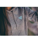 Close up of the print of the hoodie 