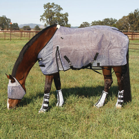 Professional's Choice Grey and Black Fly Sheet