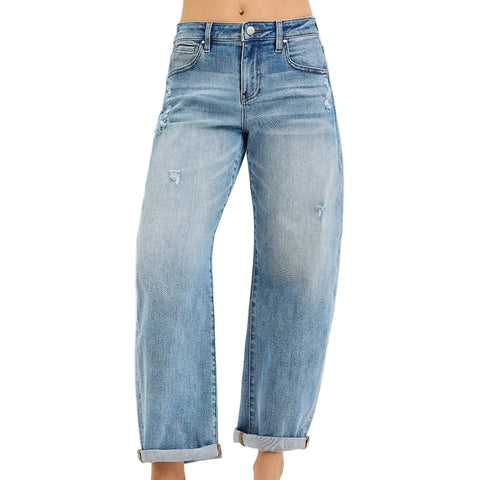 Front side view of the jeans 