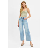 Style View of Barrel Crop Jean