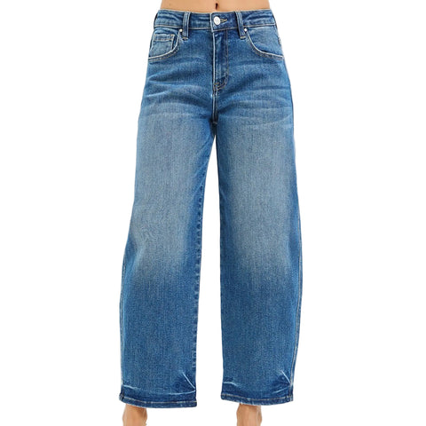 Front side view of the jeans.