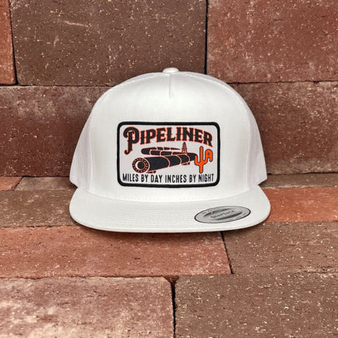 White Snapback with Pipeliner Patch