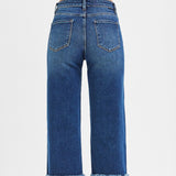 Back of the jeans pockets are plain and stitching is minimal.