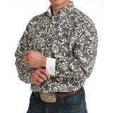 Left chest pocket, paisley print 
