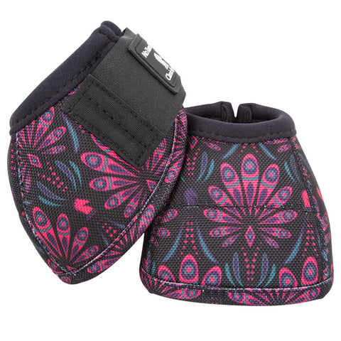 Bell boots with Peacock design 