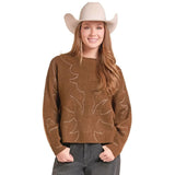 Rock & Roll Women's Boot Stitch Sweater