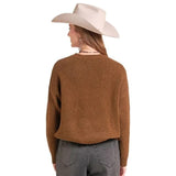 Rock & Roll Women's Boot Stitch Sweater
