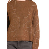 Rock & Roll Women's Boot Stitch Sweater