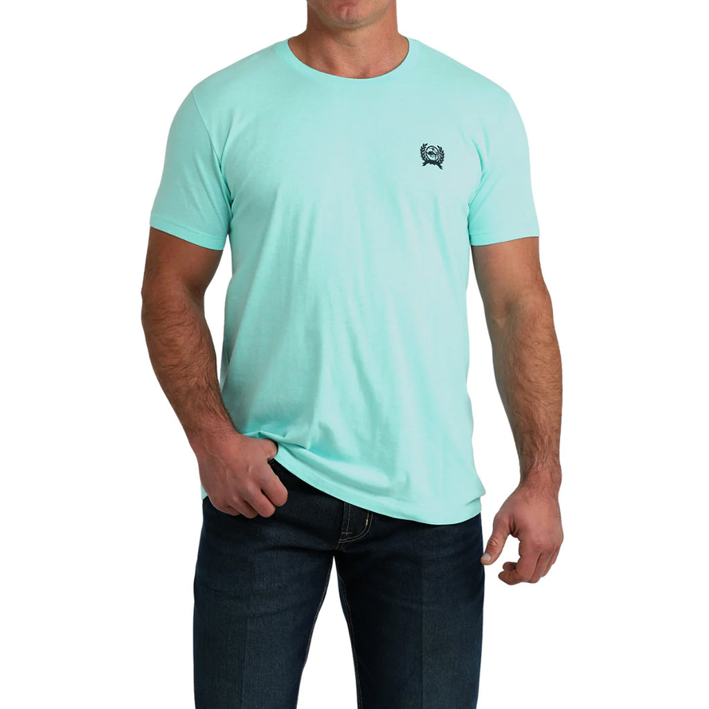 Cinch Americas Finest Farmer Light Blue Short Sleeve