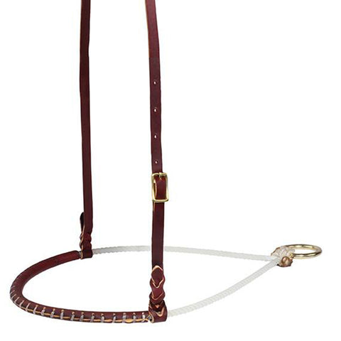 Hand laced noseband 
