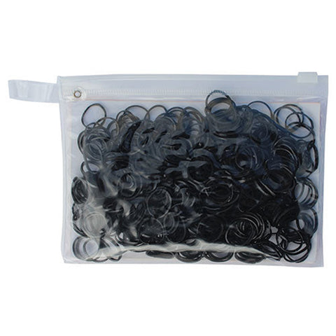 Slick Black Rubber Bands 